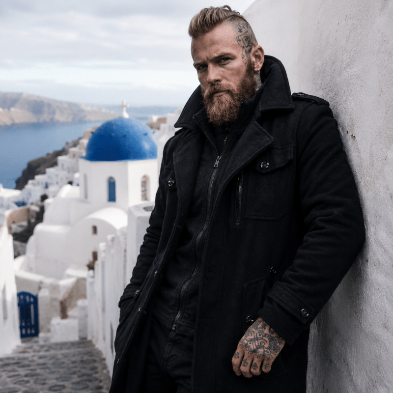 Reggie | Stylish Tailored Mens Coats with Double Collar Finish