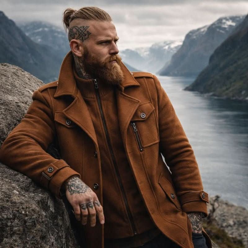 Reggie | Stylish Tailored Mens Coats with Double Collar Finish