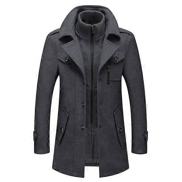 Reggie | Stylish Tailored Mens Coats with Double Collar Finish