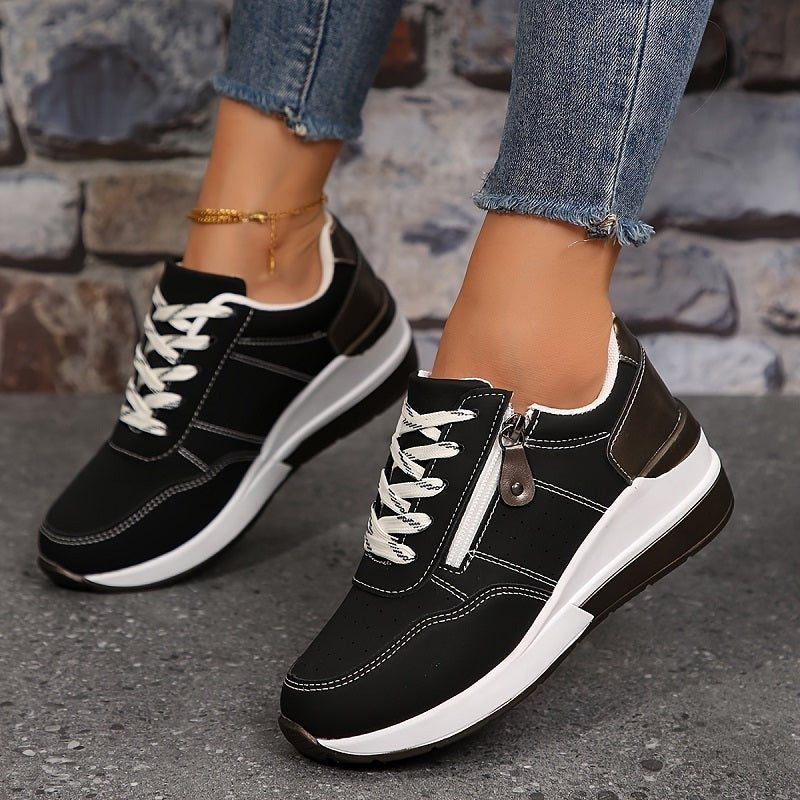Robyn | Refined Low-Top Orthopedic Shoes Lace-Up Trainers