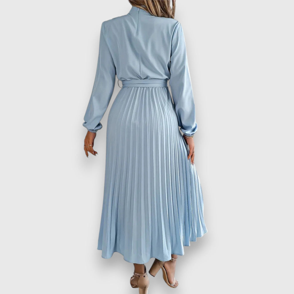 Robyn | Refined Pleated Christmas Midi Dress