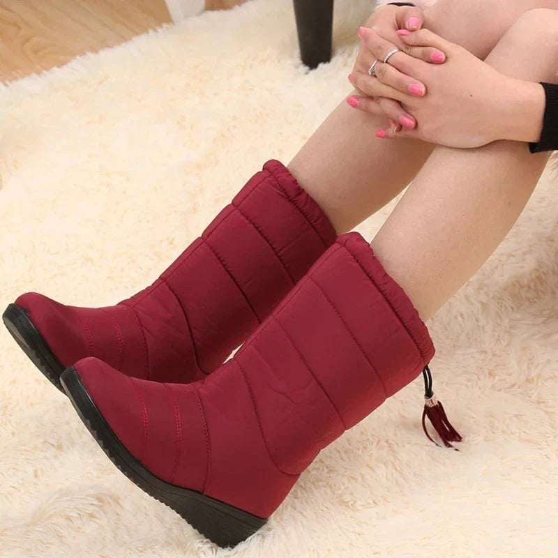 Robyn | Timeless Fleece-Lined Waterproof Mid-Calf Boots