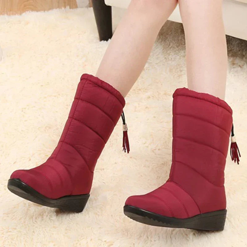 Robyn | Timeless Fleece-Lined Waterproof Mid-Calf Boots
