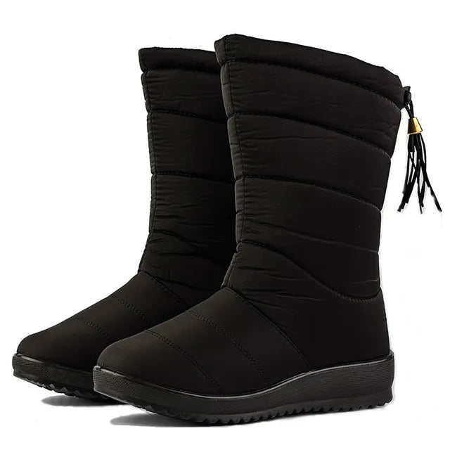 Robyn | Timeless Fleece-Lined Waterproof Mid-Calf Boots