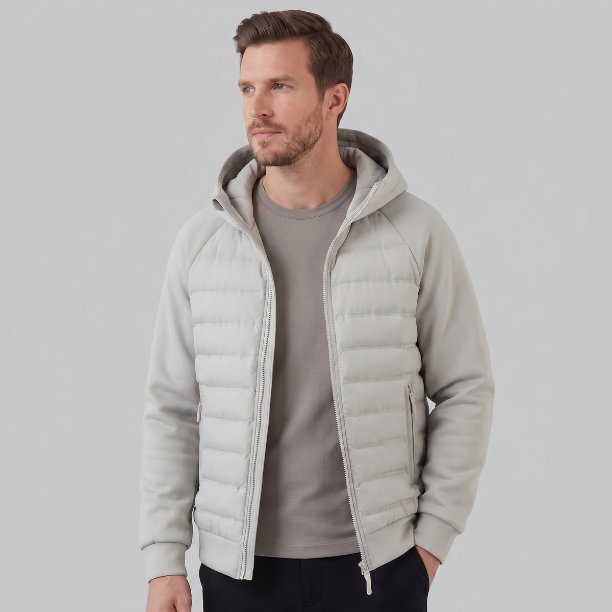 Roman | Timeless Quilted Hooded Puffer Jacket