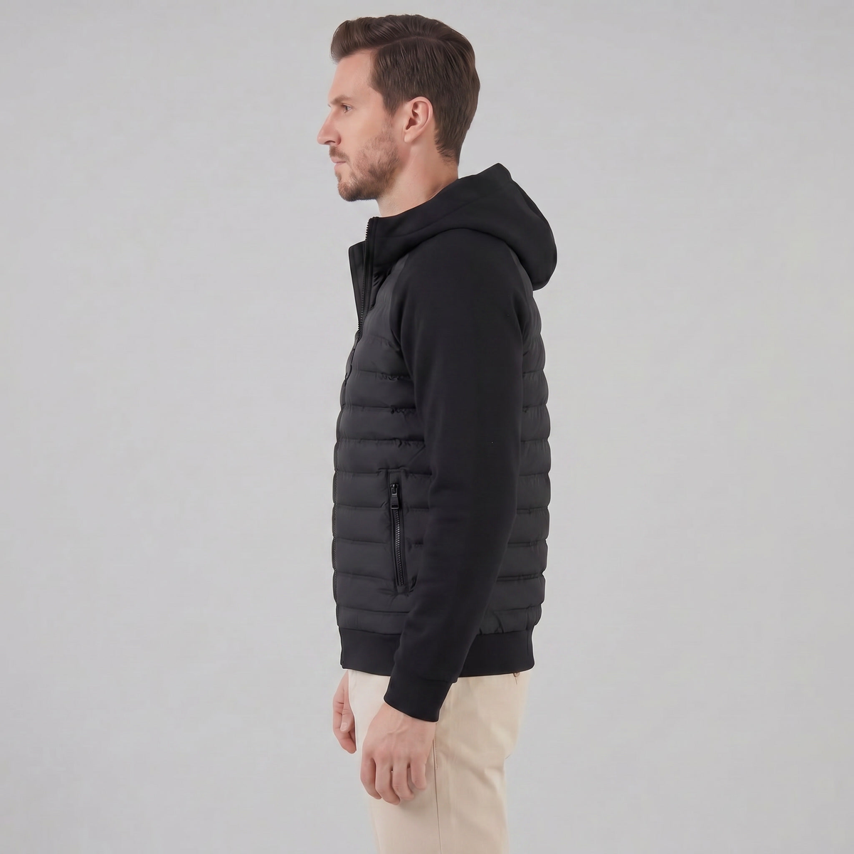 Roman | Timeless Quilted Hooded Puffer Jacket
