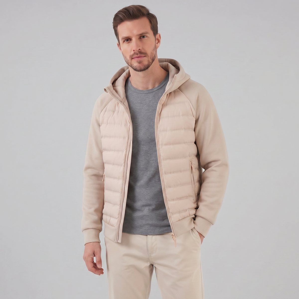 Roman | Timeless Quilted Hooded Puffer Jacket