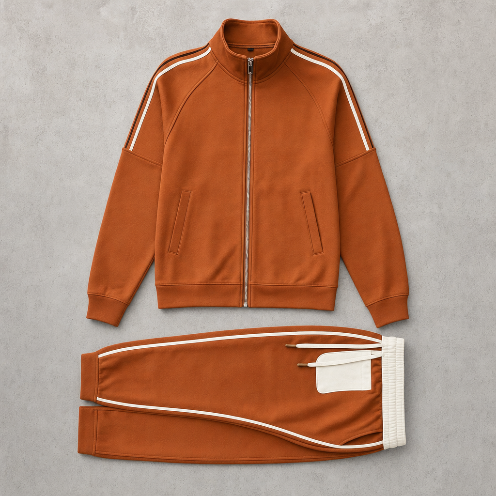 Ronnie | Stylish Zip-Up Two-Piece Tracksuit Set