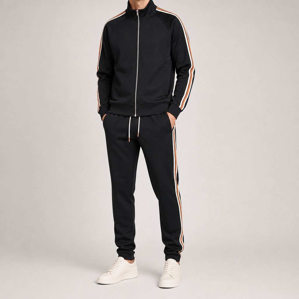 Ronnie | Stylish Zip-Up Two-Piece Tracksuit Set