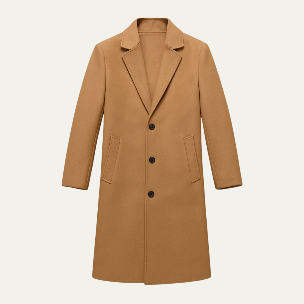 Rory | Classic Tailored Long Mens Overcoat