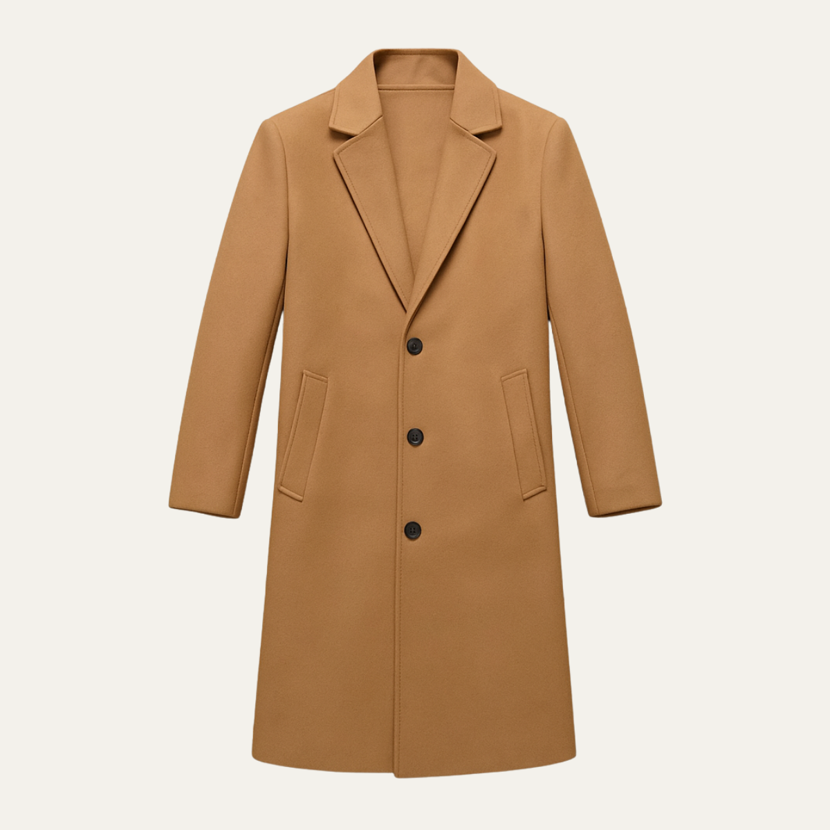 Rory | Classic Tailored Long Mens Overcoat