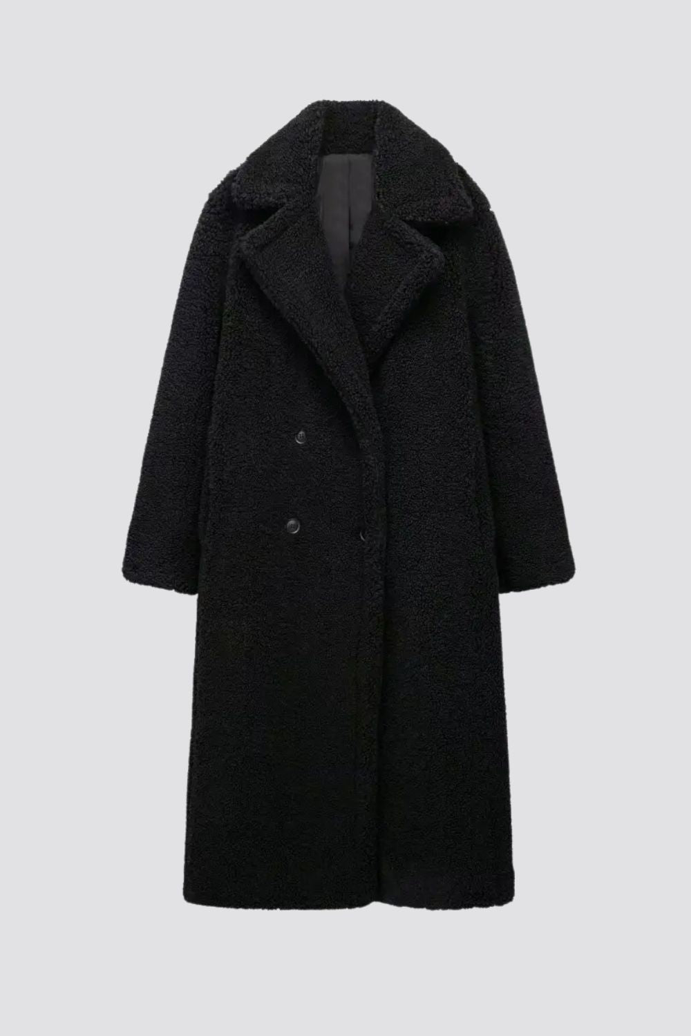Rosa | Effortless Long Teddy Fleece Jacket Coat