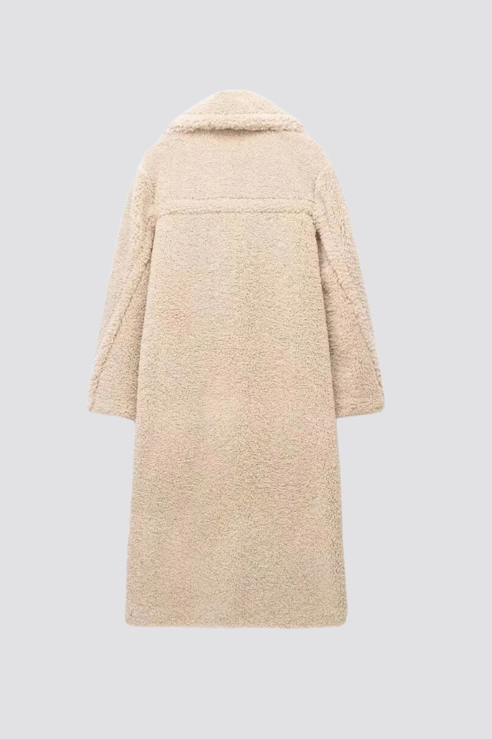Rosa | Effortless Long Teddy Fleece Jacket Coat