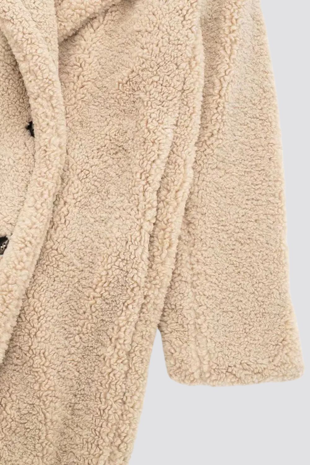 Rosa | Effortless Long Teddy Fleece Jacket Coat