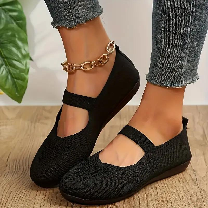 Rose | Effortless Knit Mary Jane Flats