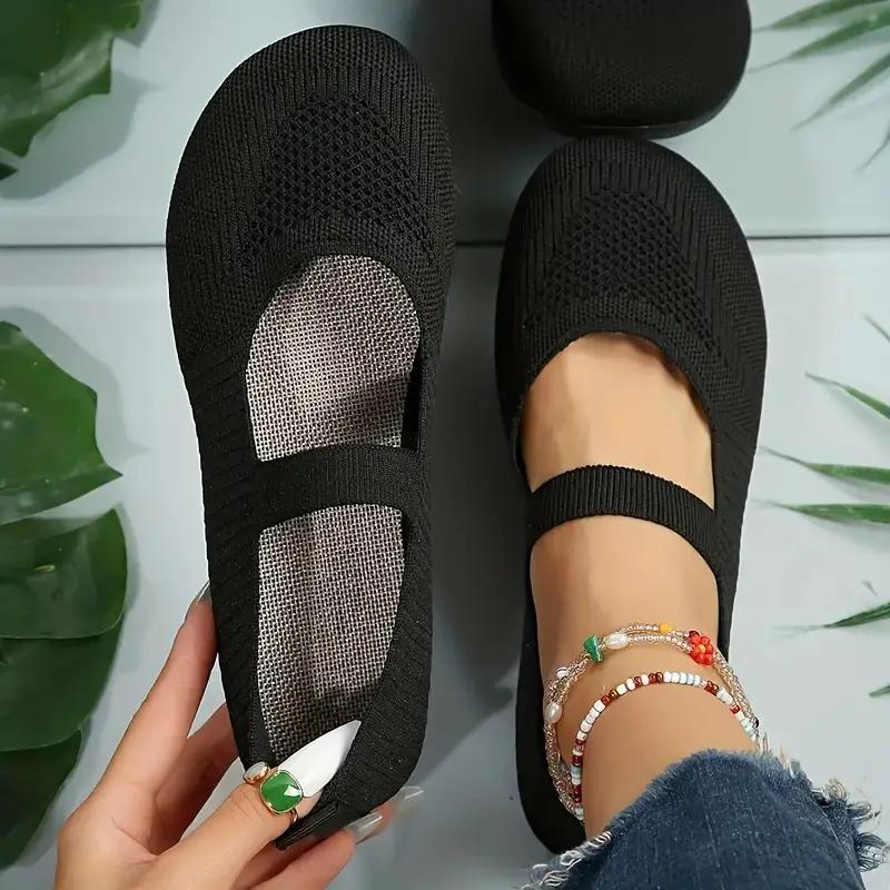 Rose | Effortless Knit Mary Jane Flats