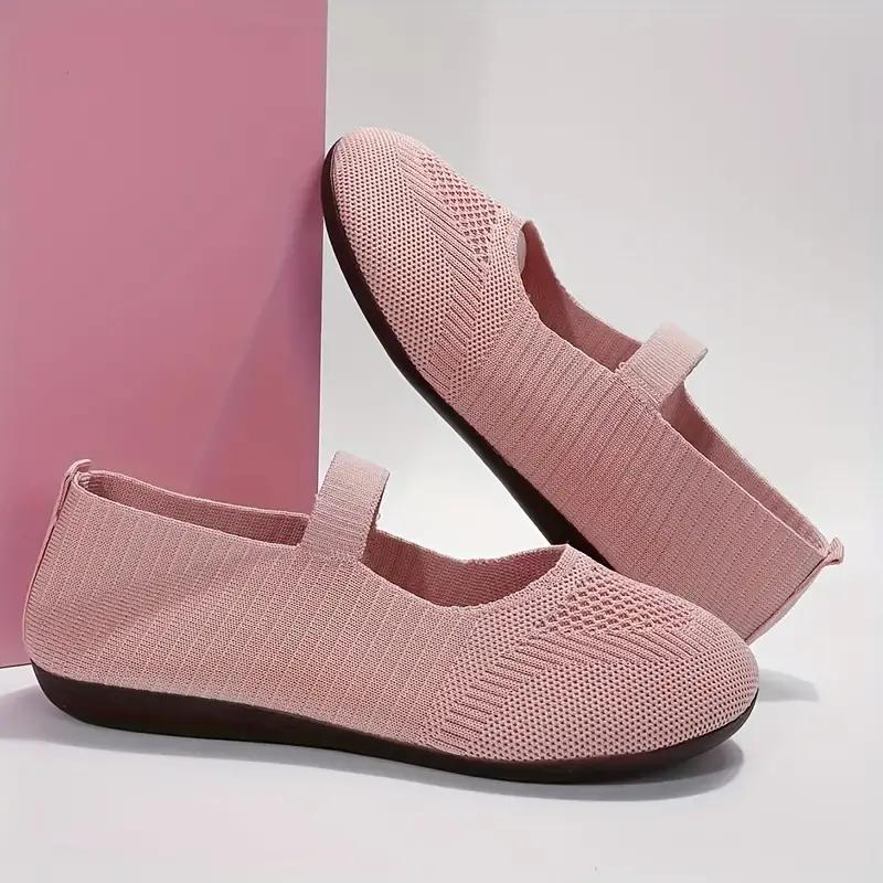 Rose | Effortless Knit Mary Jane Flats