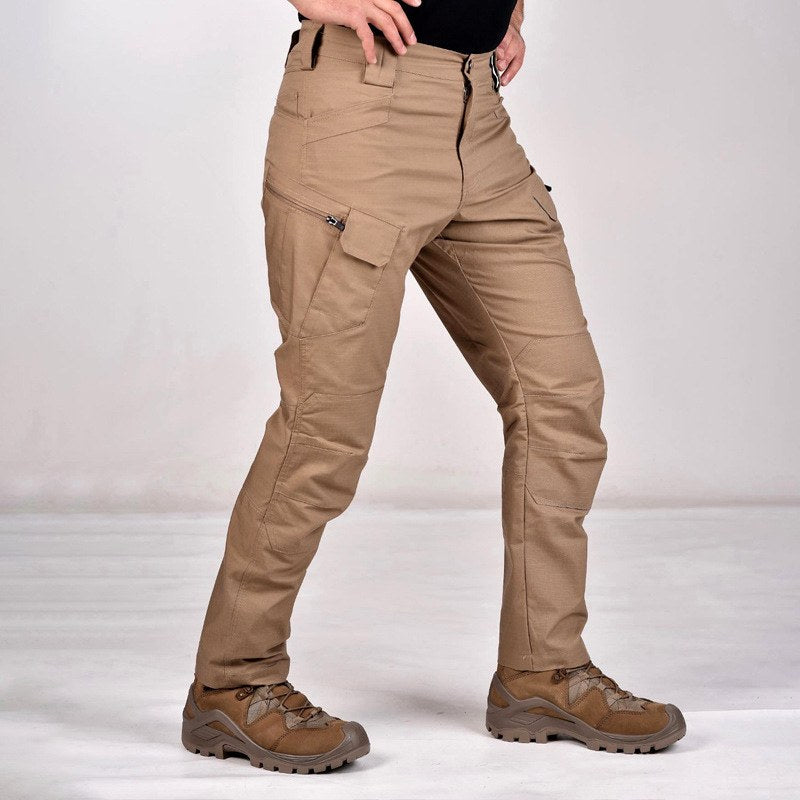 Rowan | Multi-Pocket Straight Leg Mens Cargo Trousers
