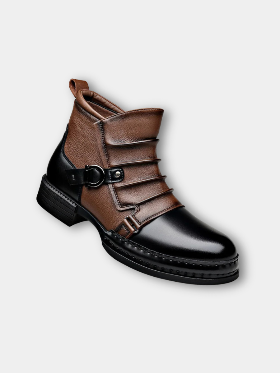 Rowan | Sophisticated Buckle Strap Mens Boots