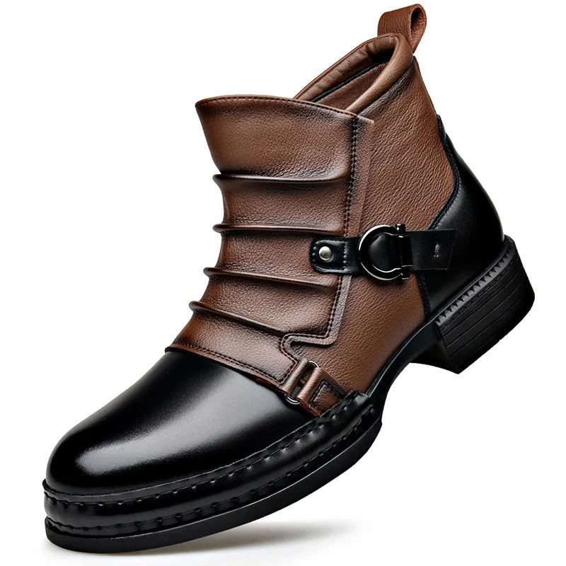 Rowan | Sophisticated Buckle Strap Mens Boots