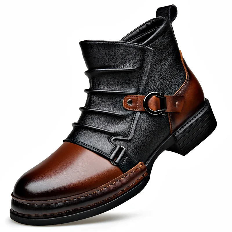 Rowan | Sophisticated Buckle Strap Mens Boots