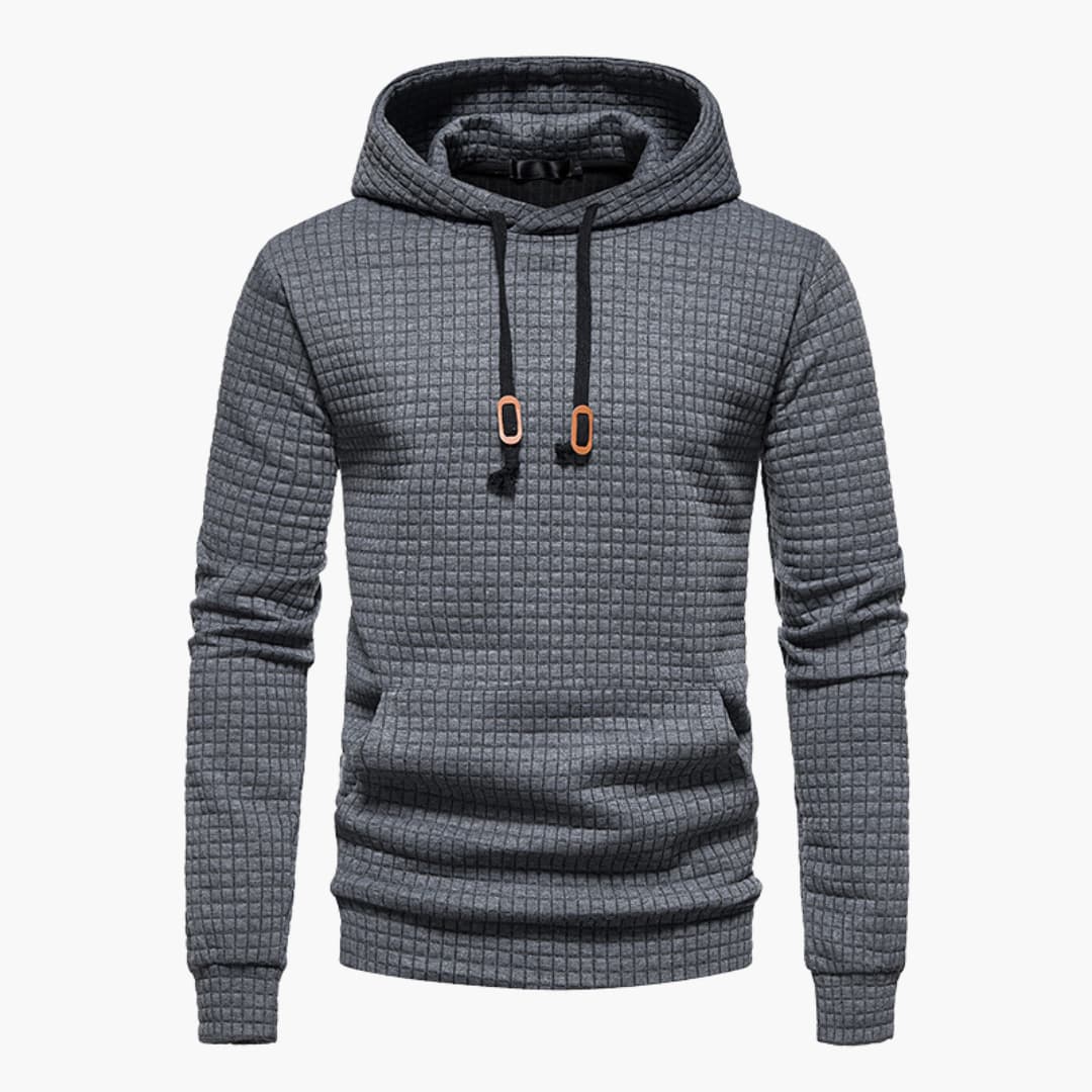 Rowan | Timeless Textured Quilted Pullover Hoodie