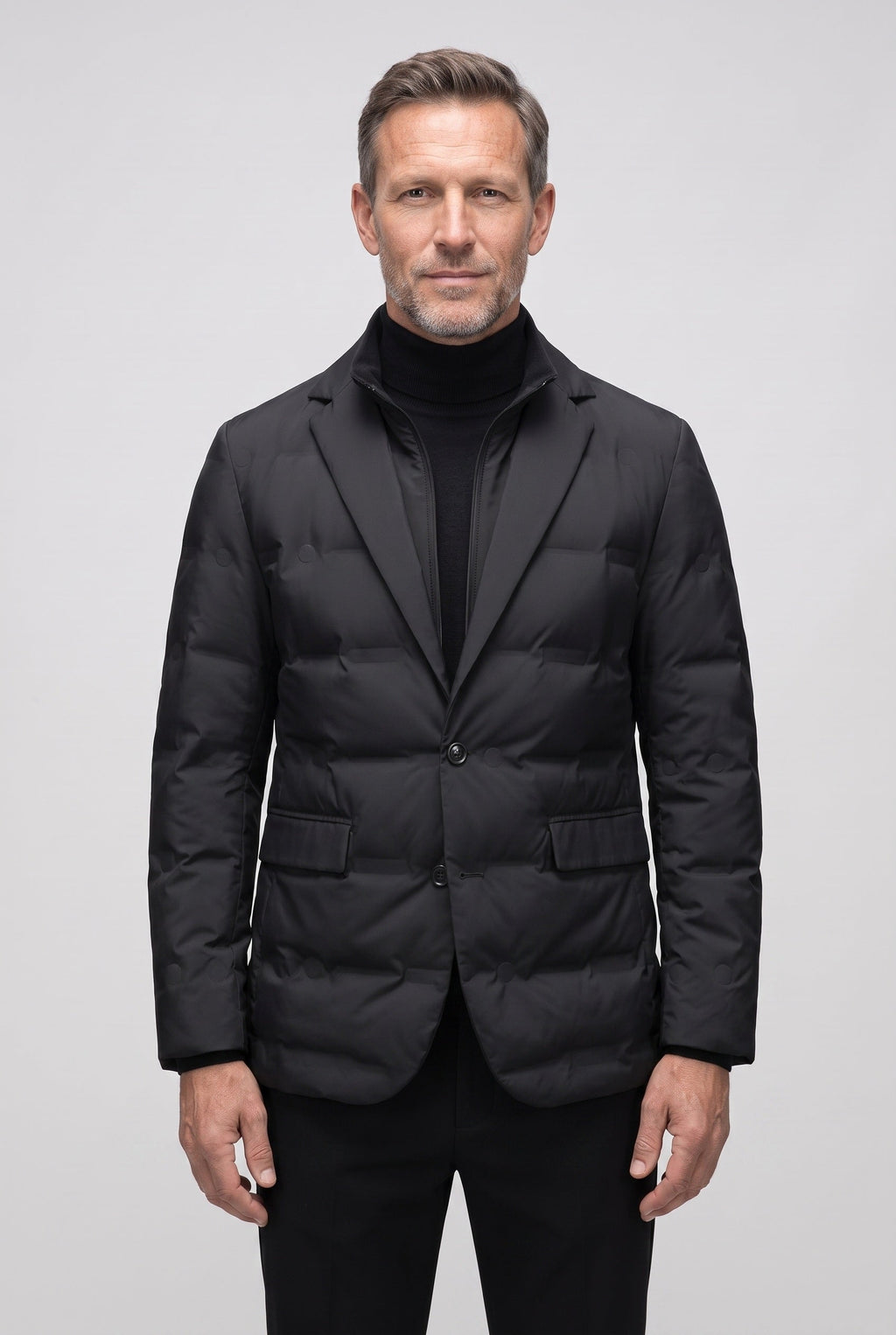 Rupert | Polished Quilted Blazer Style Mens Puffer Jacket