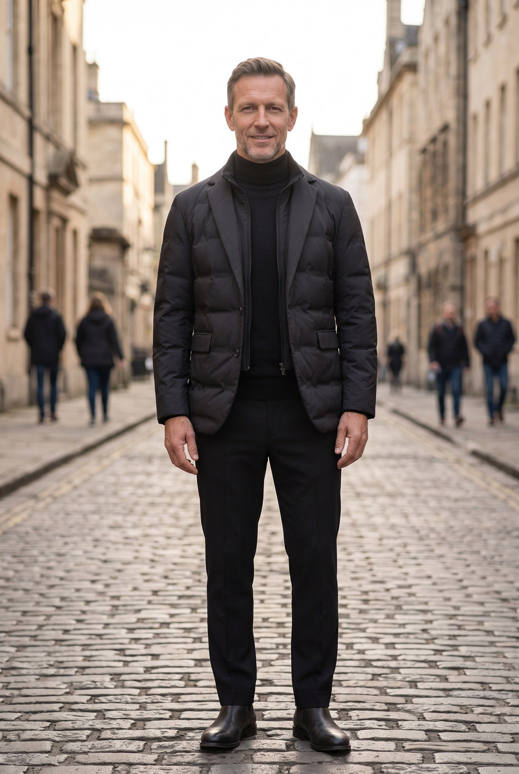 Rupert | Polished Quilted Blazer Style Mens Puffer Jacket