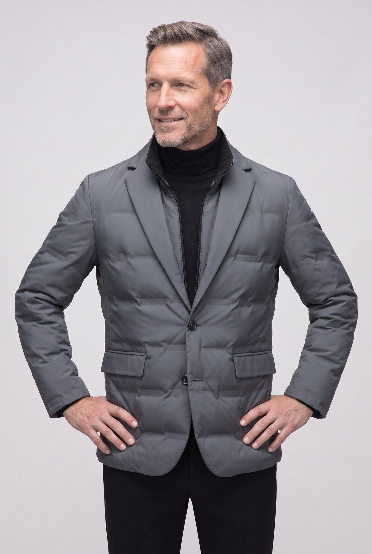 Rupert | Polished Quilted Blazer Style Mens Puffer Jacket