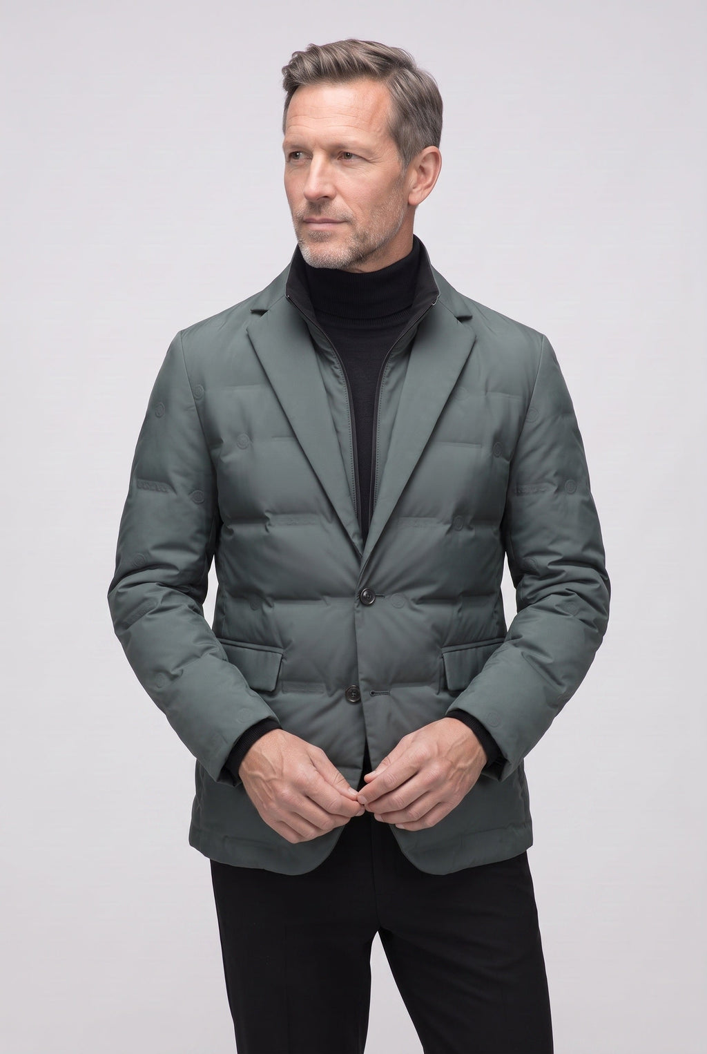 Rupert | Polished Quilted Blazer Style Mens Puffer Jacket