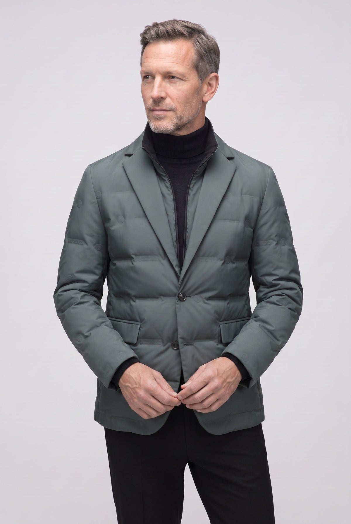 Rupert | Polished Quilted Blazer Style Mens Puffer Jacket