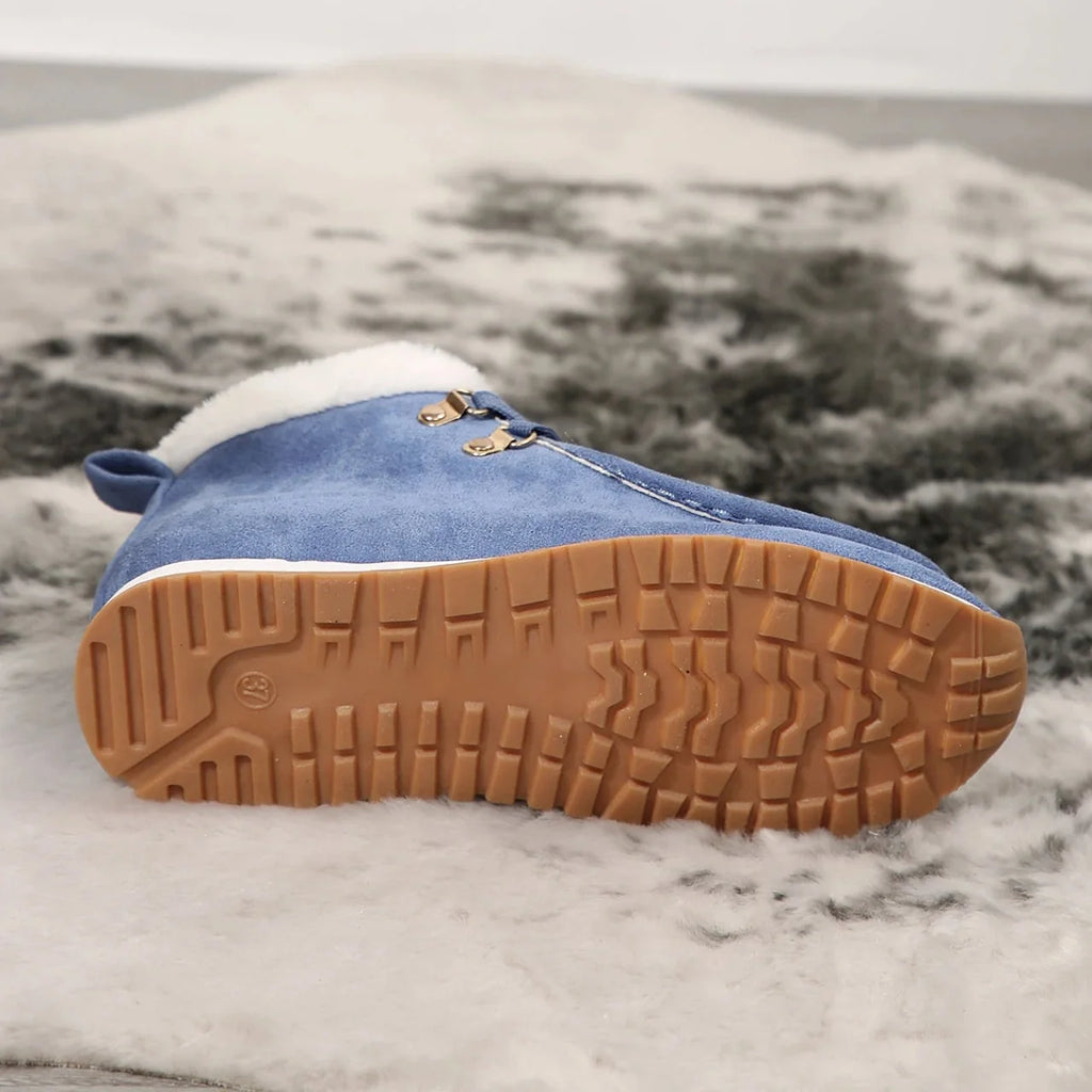 Scarlett | Effortless Fleece-Lined Lace-Up Snow Boots