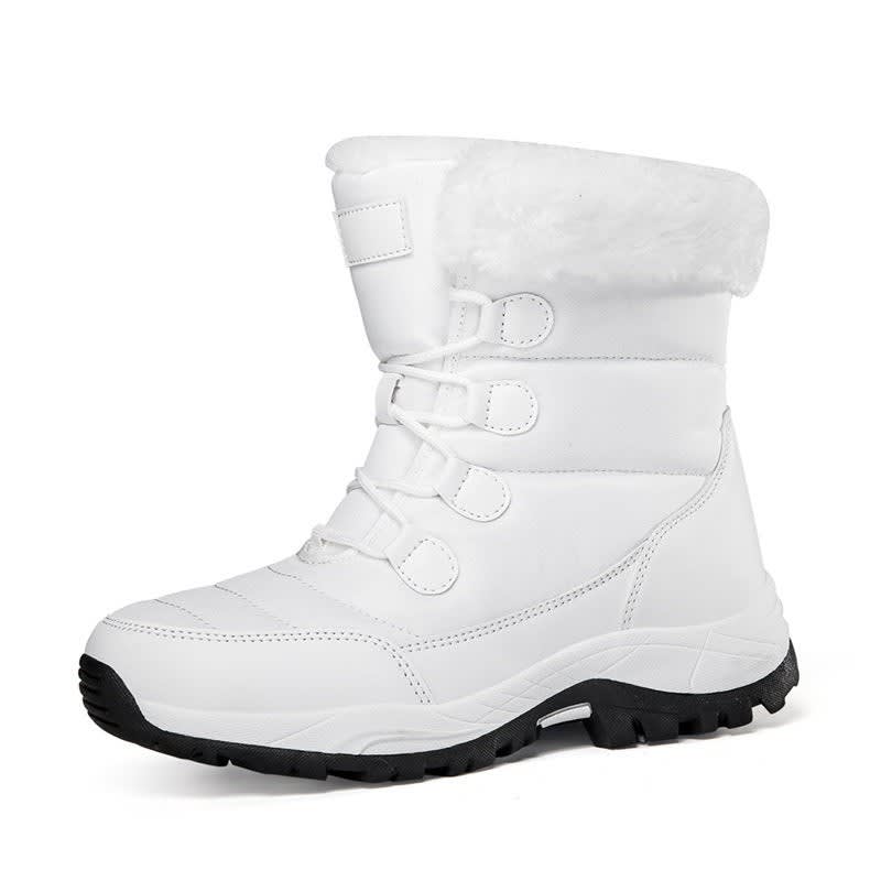 Scarlett | Graceful Fur Cuff Waterproof Boots for Winter