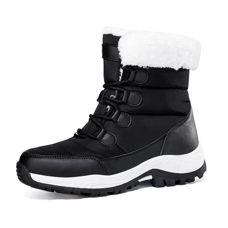 Scarlett | Graceful Fur Cuff Waterproof Boots for Winter