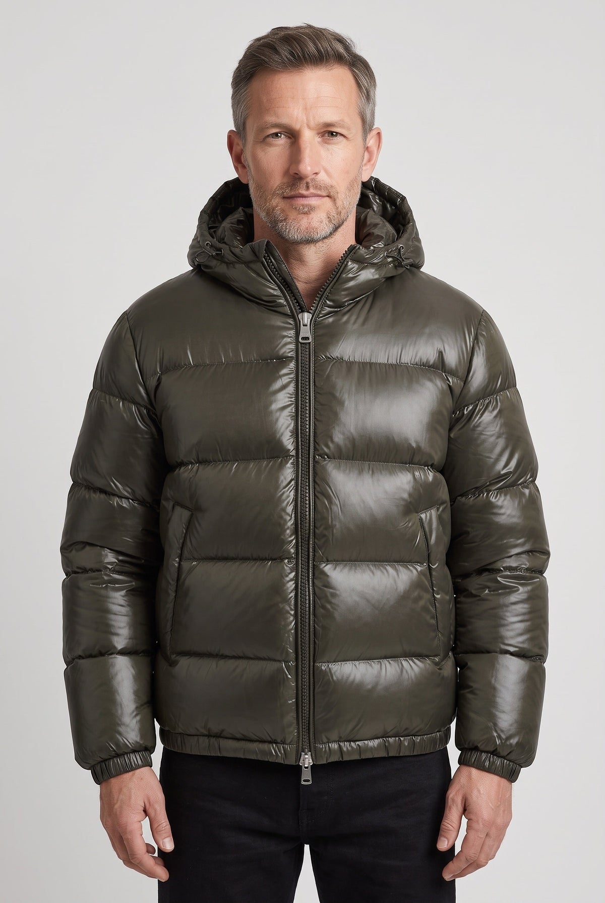 Sebastian | Effortless Hooded Zip-Front Puffer Jacket
