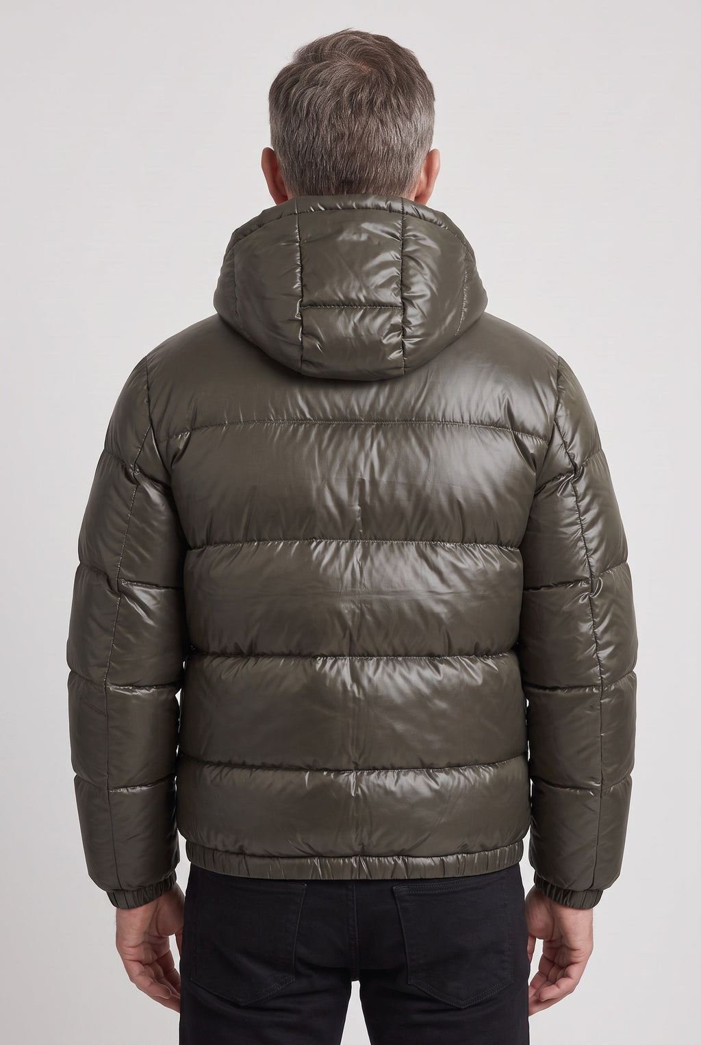 Sebastian | Effortless Hooded Zip-Front Puffer Jacket