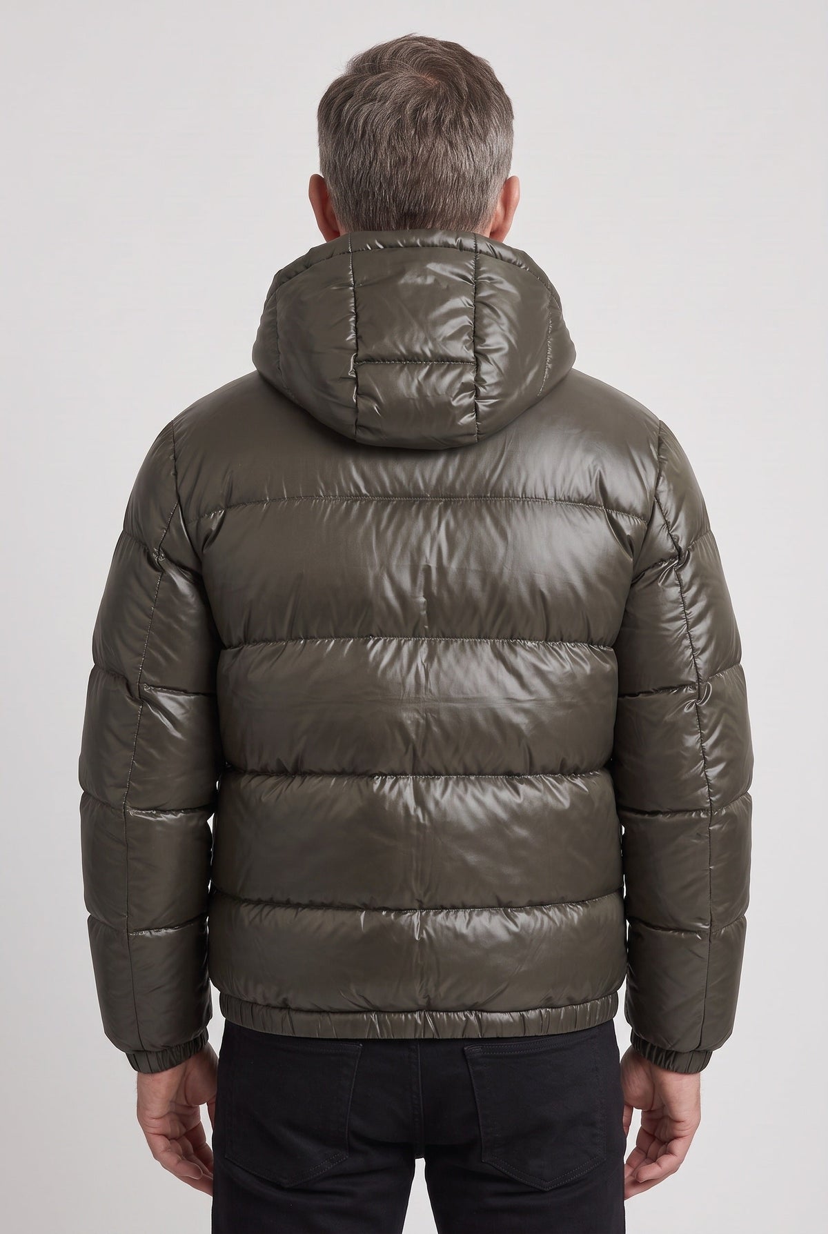 Sebastian | Effortless Hooded Zip-Front Puffer Jacket