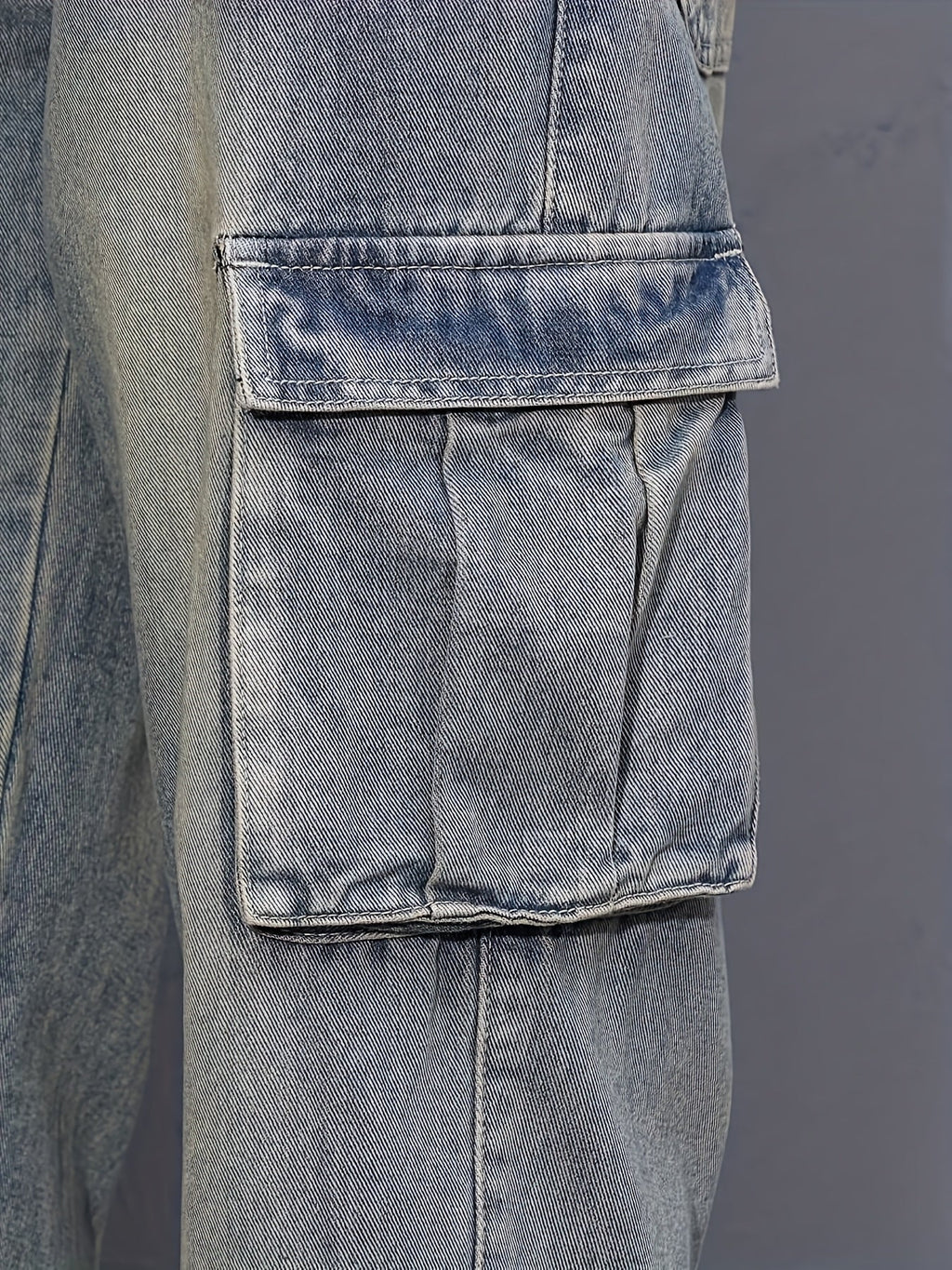 Sebastian | Polished Relaxed Fit Cargo Trousers
