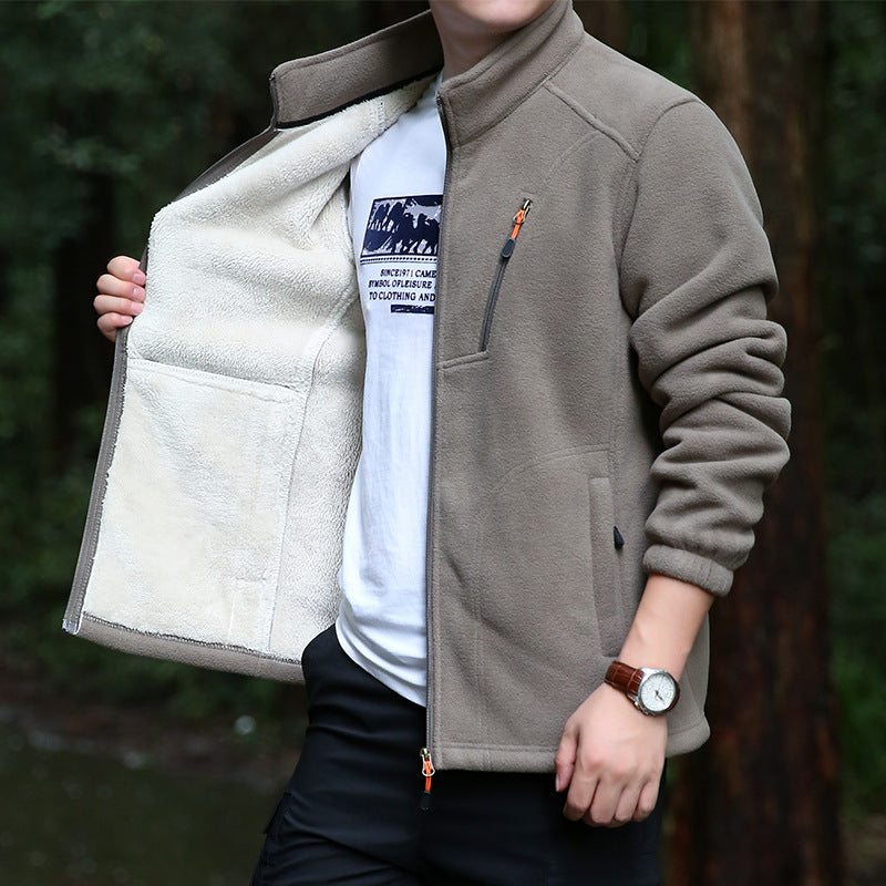Sebastian | Sophisticated Full Zip Fleece Jacket with Stand Collar