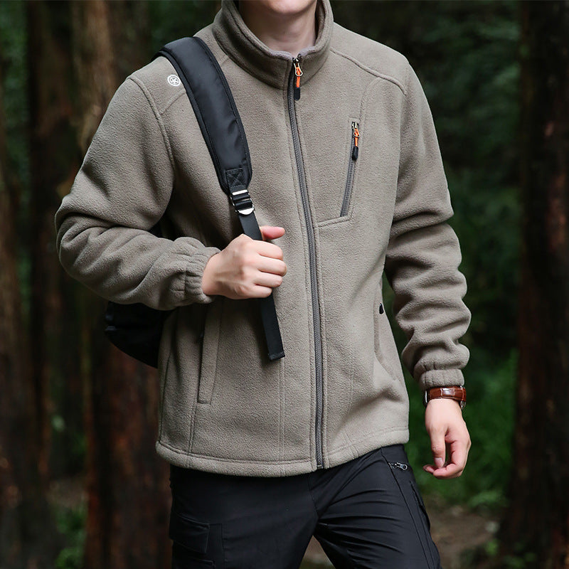 Sebastian | Sophisticated Full Zip Fleece Jacket with Stand Collar