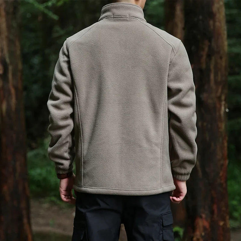 Sebastian | Sophisticated Full Zip Fleece Jacket with Stand Collar