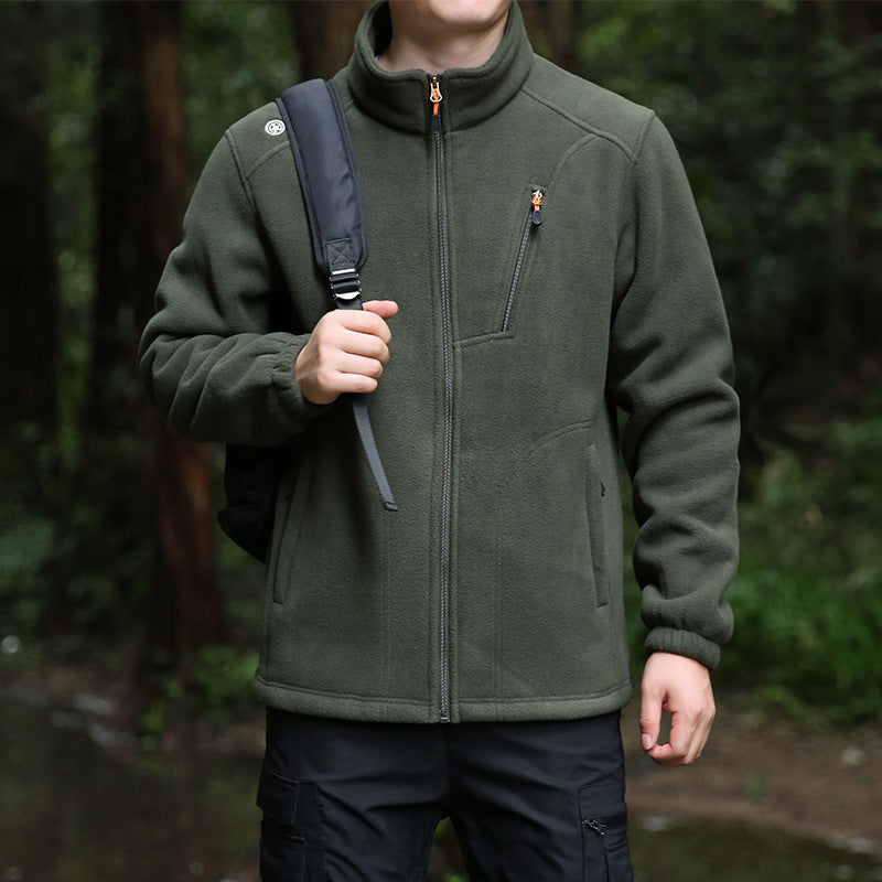 Sebastian | Sophisticated Full Zip Fleece Jacket with Stand Collar