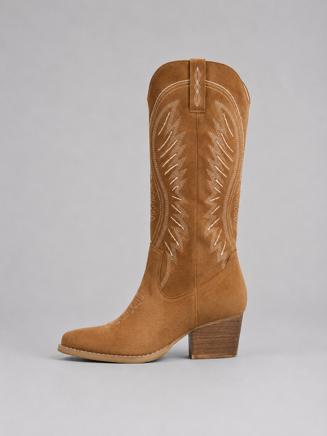 Sofia | Effortless Embroidered Knee High Cowboy Boots