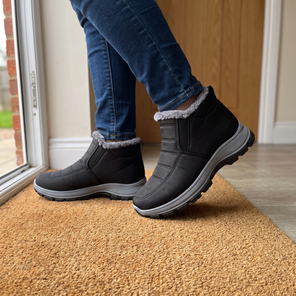 Sofia | Quilted Slip-On Winter Orthopedic Shoes