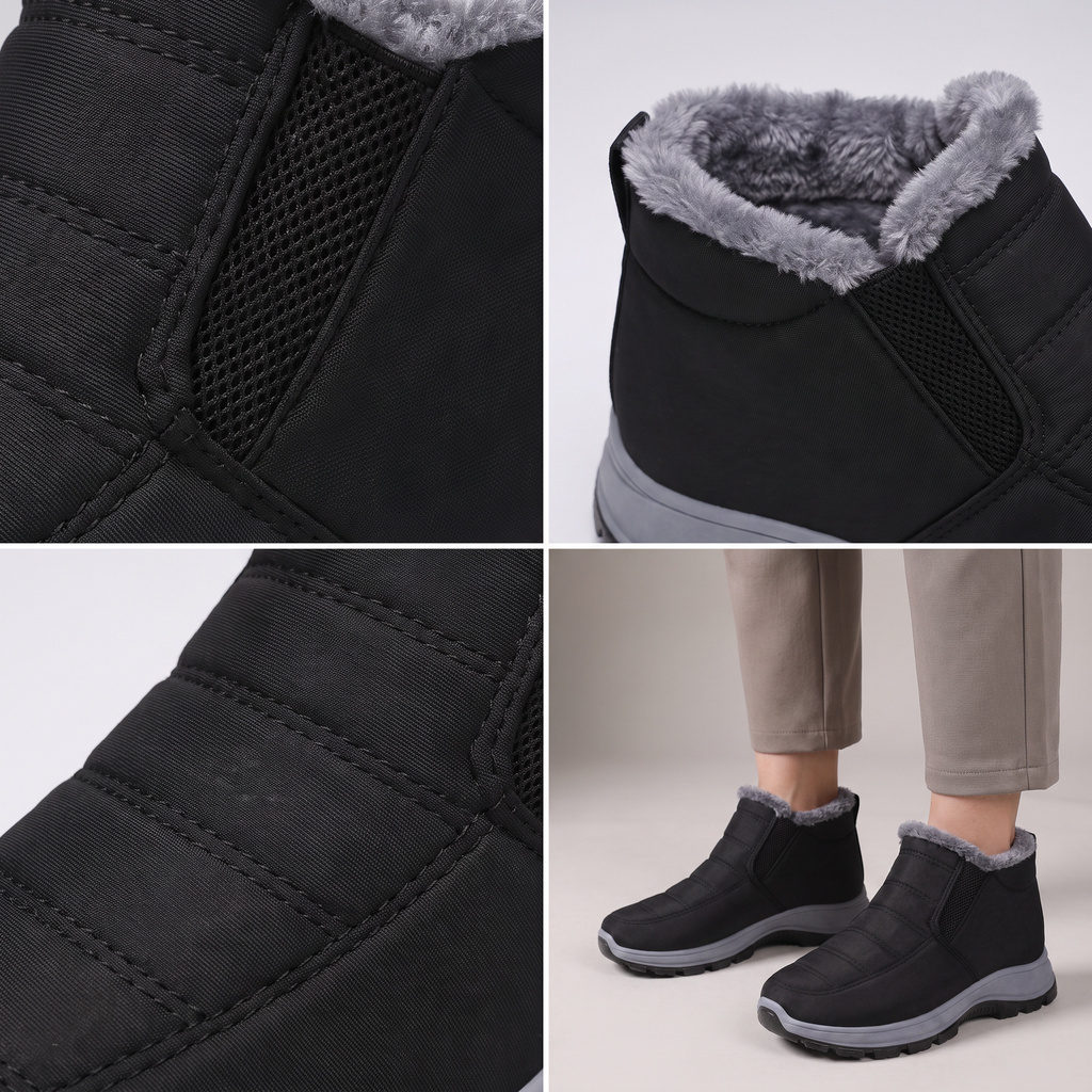Sofia | Quilted Slip-On Winter Orthopedic Shoes