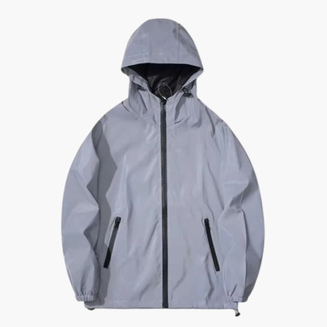 Sonny | Graceful Hooded Waterproof Jacket with Reflective Trim
