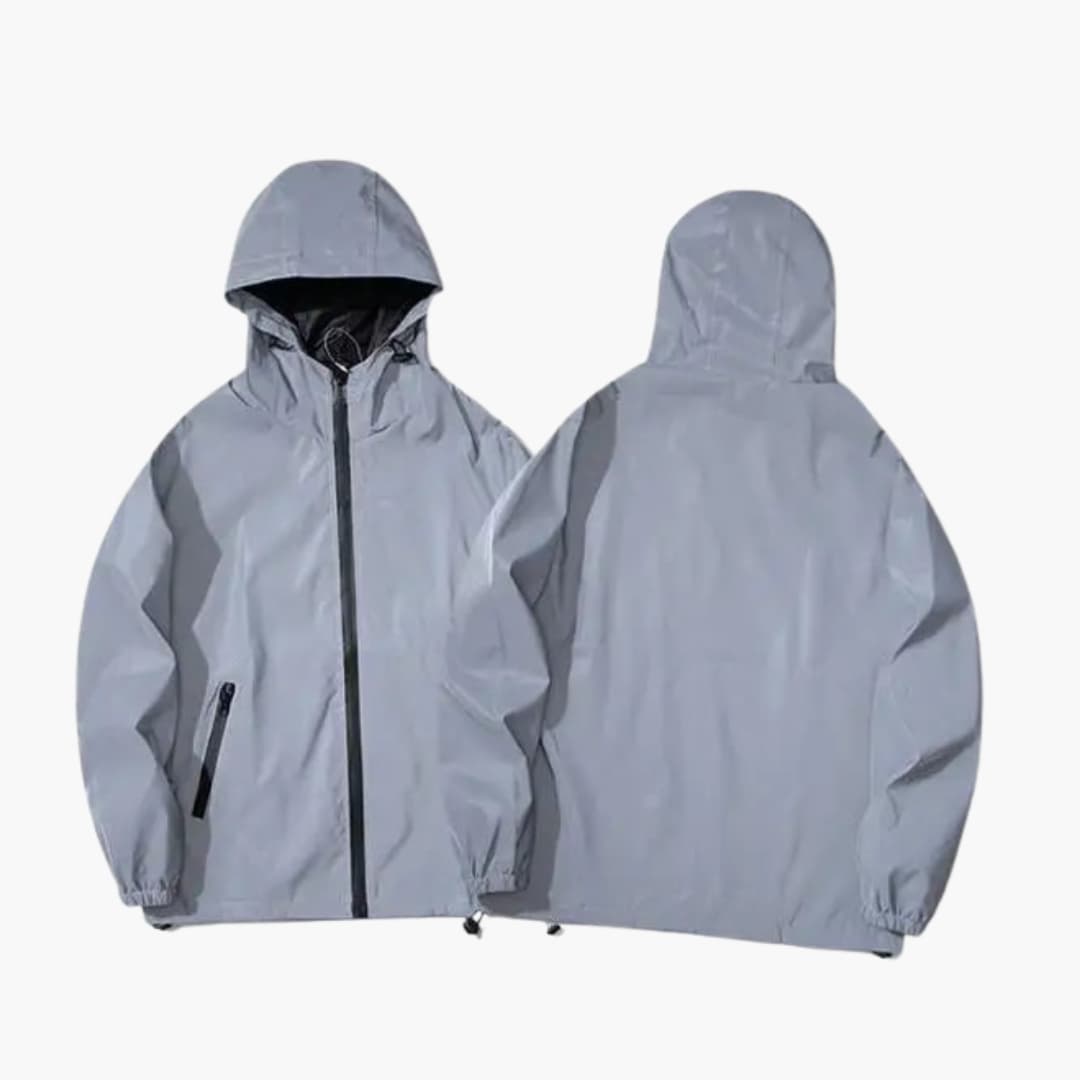 Sonny | Graceful Hooded Waterproof Jacket with Reflective Trim