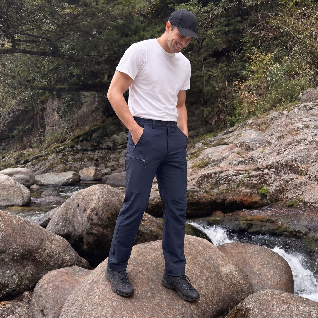 Sonny | Mens Cargo Trousers with Zipped Pockets for Hiking