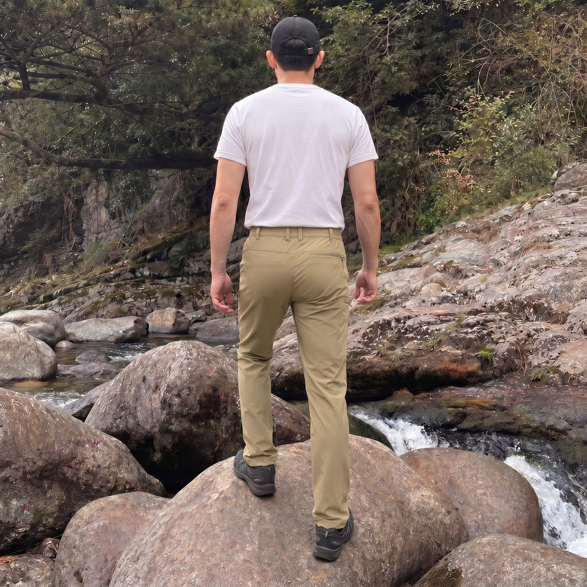 Sonny | Mens Cargo Trousers with Zipped Pockets for Hiking