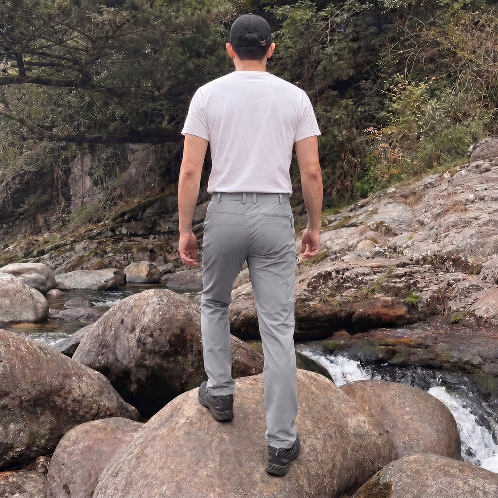 Sonny | Mens Cargo Trousers with Zipped Pockets for Hiking